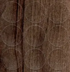 Samolepiaca krytka breza tmavá; D14; 25 ks/blister