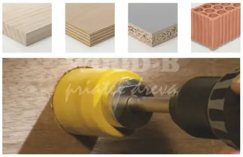 Vrták vykružovací PRO-FIT UNI HM; D 24