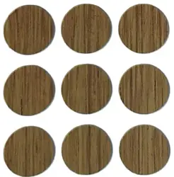 Samolepiaca krytka dub hrčový; D13; 20 ks/blister
