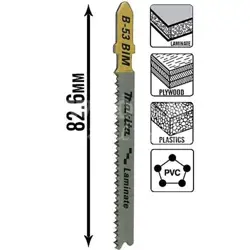 List pílový B53; 59mm; 5ks