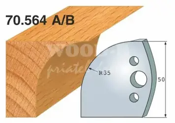 Profilový nôž FLURY; 50x4; 564A