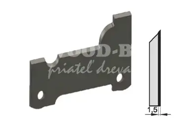 Zákazkový nôž Superprofil; 40x35x1,5; HW na aglomerát