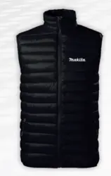 Vesta Makita čierna; veľ. 2XL