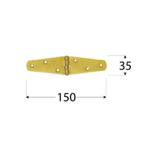 Záves trojuholníkový splietaný ZTS 150; 150x35x2 mm