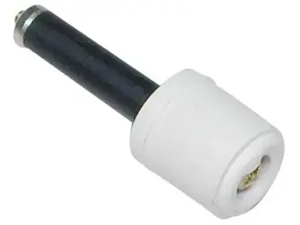 Zarážka dv. valec D-20; biela