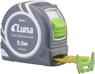 Zvinovací meter Luna 5,5 m x 25 mm; trieda presnosti I.