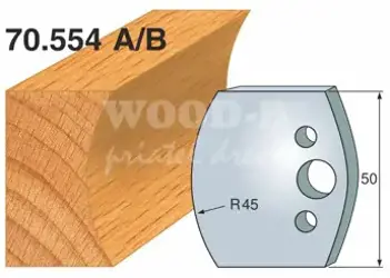 Profilový nôž FLURY; 50x4; 554A