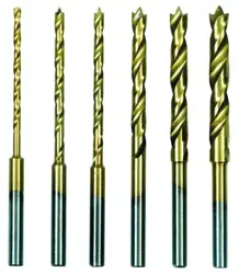 Sada špirálových vrtákov HSS do dreva 1,5 - 4 mm, 6ks