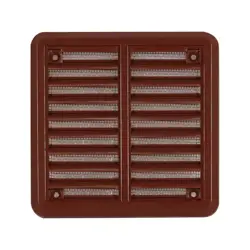 Vetracia mriežka VMKS 175x175-hnedá