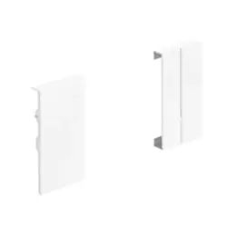 Spojky pre hliníkové čelo Atira; vľavo a vpravo; 100/v70/biele