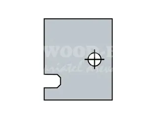 Zárubňová žiletka K423-P; 30x22x2