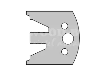 Zákazkový profilový nôž - DVERE; prof.12; 50x4; HS
