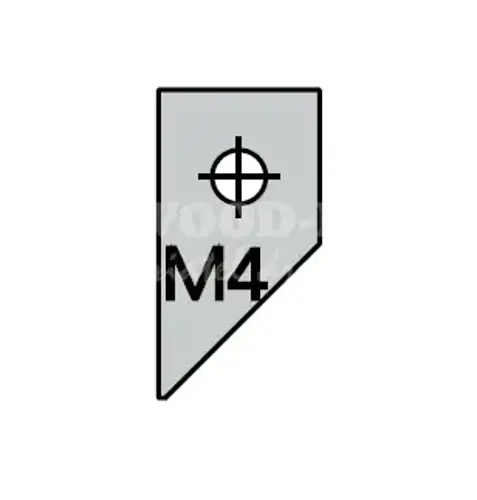 Žiletka profilová; profil M4;