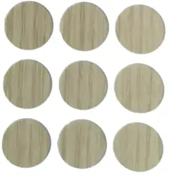 Samolepiaca krytka dub svetlohnedý; D13; 20 ks/blister