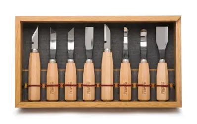 Sada rezbárskych dlát CD Mameli, 8 ks