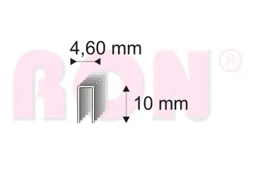 Spony čalunické 331/10 ZN bal.64000 ks