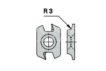 Rádiusový element R3; pravý