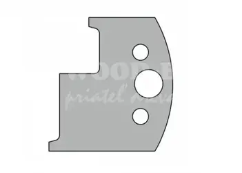 Zákazkový profilový nôž - DVEROVÝ FALC; 50x4; HS