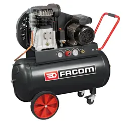 Piestový kompresor olejový dvojvalcový jednostupňový MB3100HE TECH-PRO 100l; 2,2kW; 390 l/min; 230V