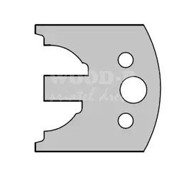 Zákazkový profilový nôž - DVERE; prof.14; 50x4; HS