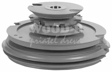 Sada čapovacích kotúčov s priznaným spojom; D276; B28; d30; Z3+3