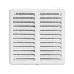 Vetracia mriežka so sieťkou; VMKS 150x150; biela