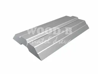 Samocentrický obojstranný nôž VARIPLAN; HSS18%; L130