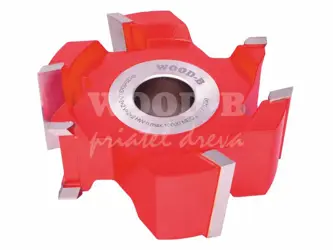 Falcovacia fréza s predrezávacími zubami; D125; B30; d=30; Z4+4