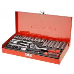 Sada Extol premium kľúče nástrčné 1/4", sada 45ks