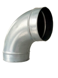 Koleno 90° D140 HL/HL lisované