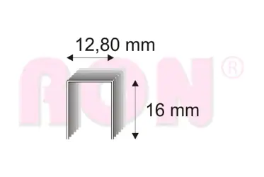 Spony čalunické 338/16 ZN bal.19600 ks