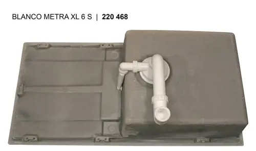 Kuchynský drez METRA XL 6 S; antracit