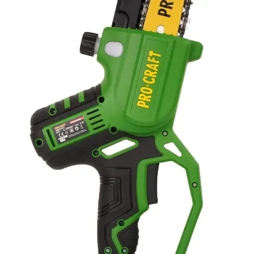 Aku ručná reťazová pílka Procraft PKA32Li; 20V/1x4Ah; s automatickým mazaním reťaze