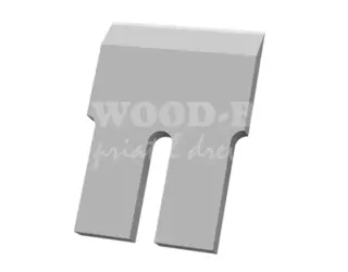 Štiepkovací nôž MUS MAX; L164,5; B235; h20