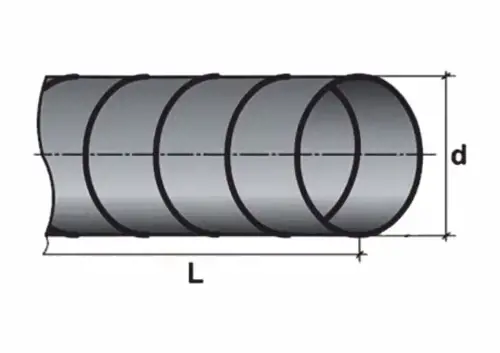 Potrubie Spiro; D315; L 1m