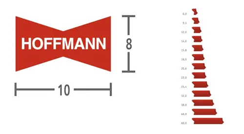 Hoffmannove rybiny - plast; W2/9,5; bal 50 ks