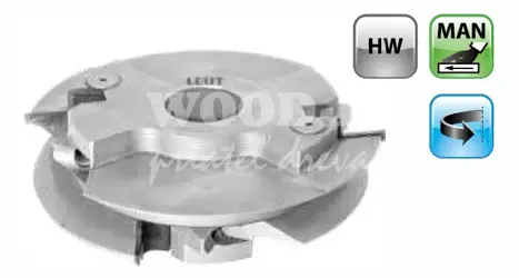 Sada viacprofilových fréz na výrobu dverí - kontraprofil; D160; d30; Z2 HM