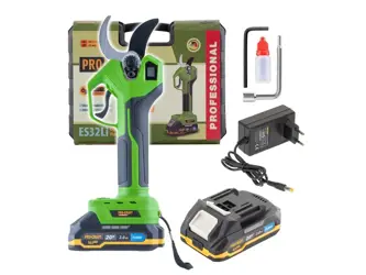Aku záhradné nožnice Procraft ES25Li; 20V/1x2Ah