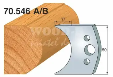 Profilový nôž FLURY; 50x4; 546A