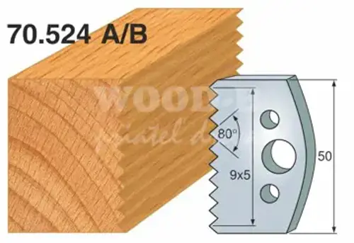 Profilový nôž FLURY; 50x4; 524A