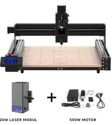CNC centrum TTC: fréza 500W+ laser 20W