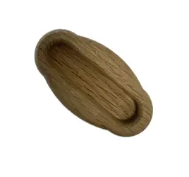 Zápustná drevená úchytka - tiahlo; 44x82; dub