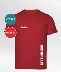 Tričko Makita červené; veľ. XL
