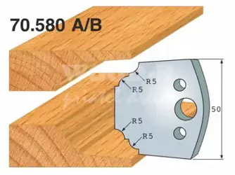 Profilový nôž FLURY; 50x4; 580A