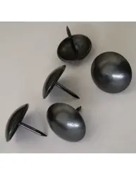 Ozdobný klinec 1505 - čierny; D16mm; L17mm; 100ks