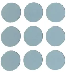Samolepiaca krytka sivá; D20; 15 ks/blister
