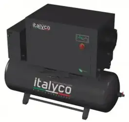 Skrutkový kompresor KVE 8-270 ITALYCO; 5,5kW; 650 l/min; so sušičom