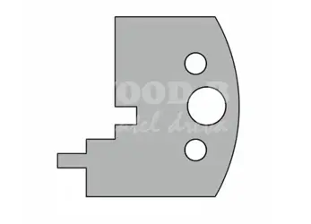 Zákazkový profilový nôž - ZÁRUBŇA; 50x4; HS