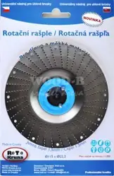 Rotačná rašpľa; 125x22,2mm - jemná čepeľ 1,5mm