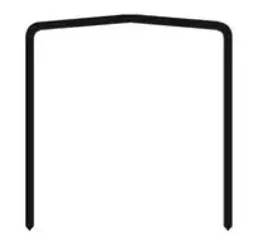 Spony 496/9.5 na šindle